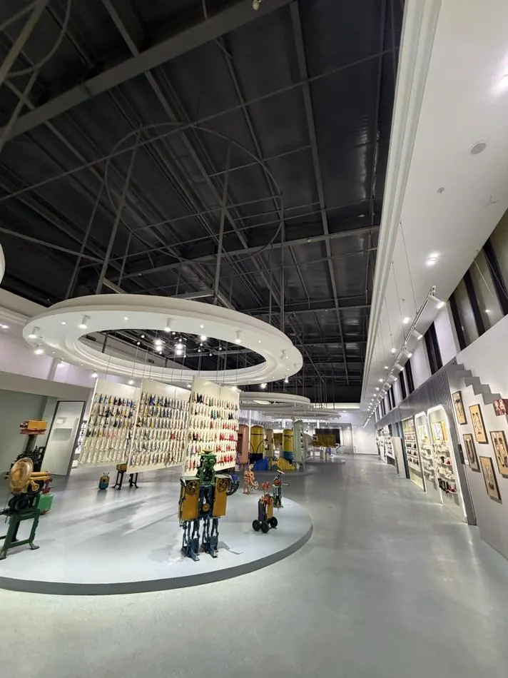 The mill's exhibition hall